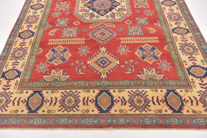 6' x 9' Hand Knotted Kazak Rug