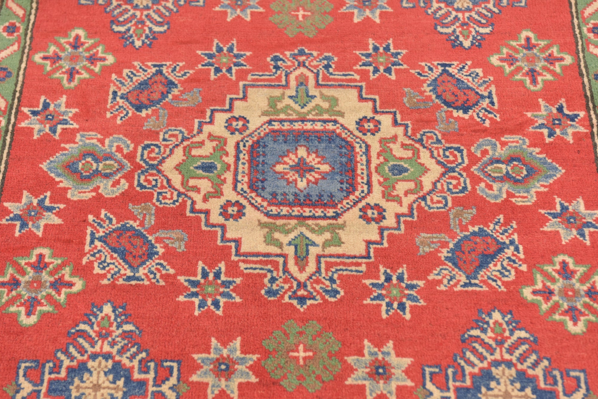 4' x 5' 10 Hand Knotted Kazak Rug