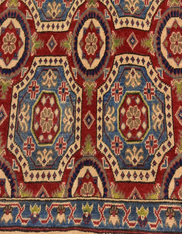 Detail image of 5' 10 x 9' Hand Knotted Kazak Rug