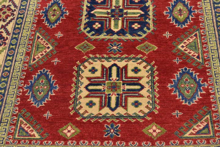 4' x 6' Hand Knotted Kazak Rug