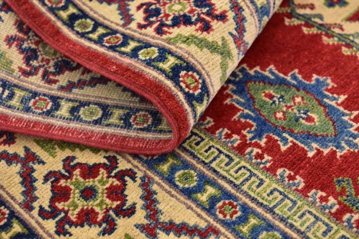 4' x 6' Hand Knotted Kazak Rug