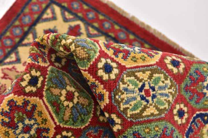 4' x 5' 9 Hand Knotted Kazak Rug