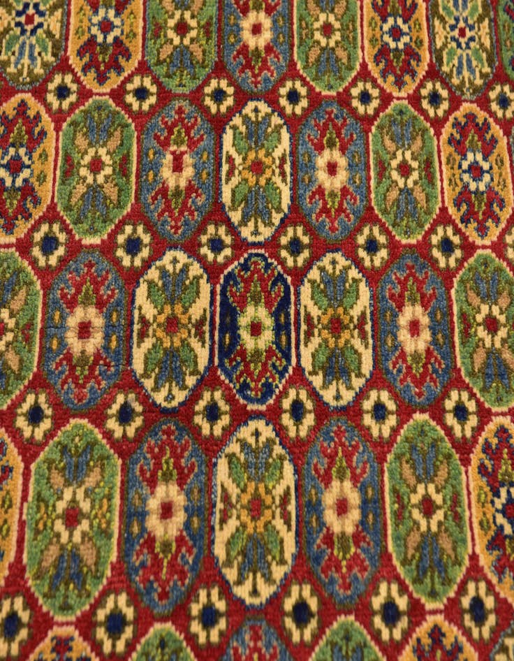 Detail image of 4' x 5' 9  Hand Knotted Kazak Rug