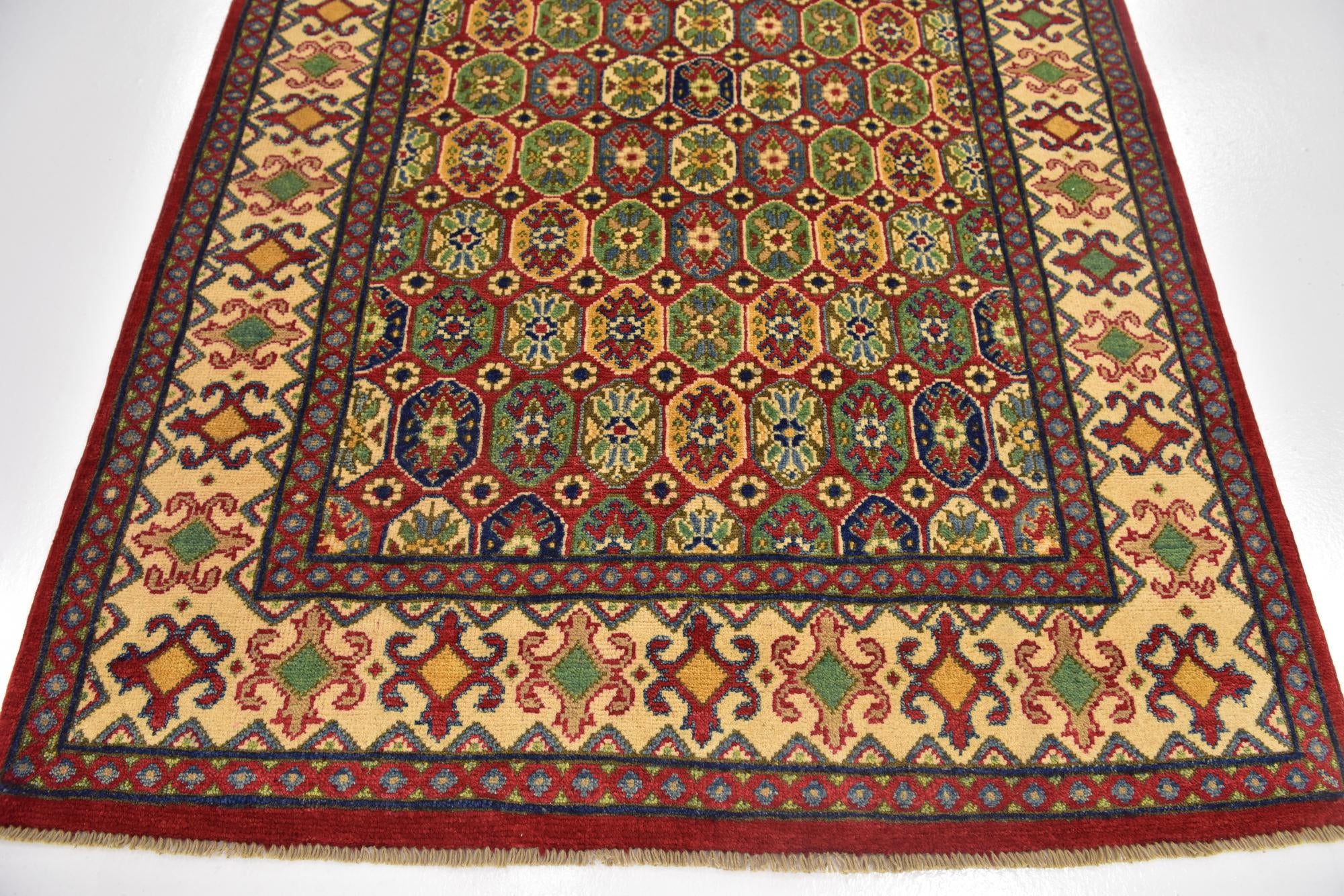 120cm x 175cm Hand Knotted Kazak Rug