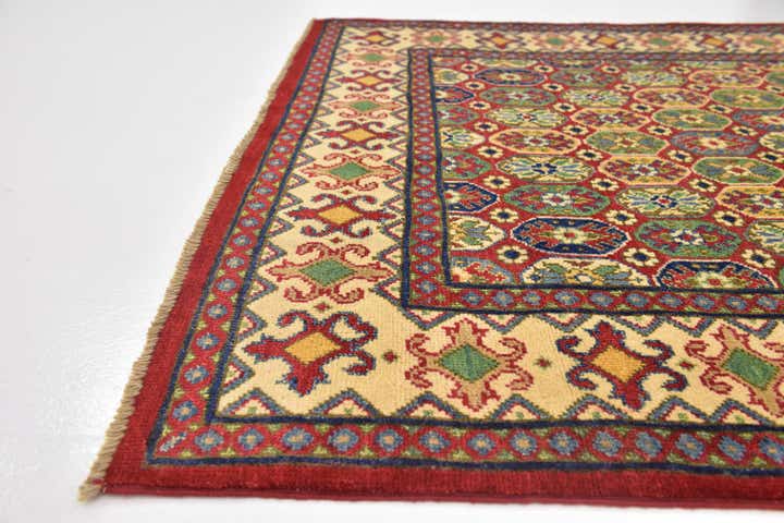4' x 5' 9 Hand Knotted Kazak Rug