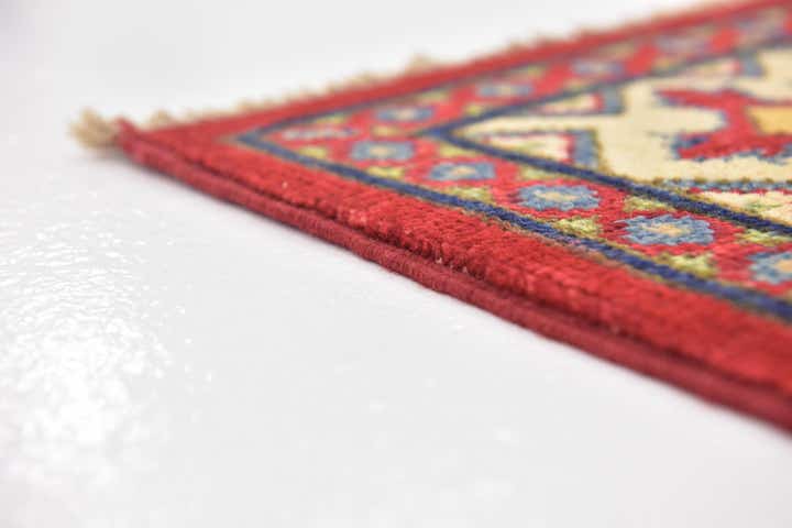 4' x 5' 9 Hand Knotted Kazak Rug