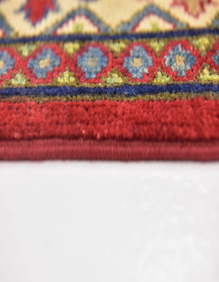 Detail image of 4' x 5' 9  Hand Knotted Kazak Rug