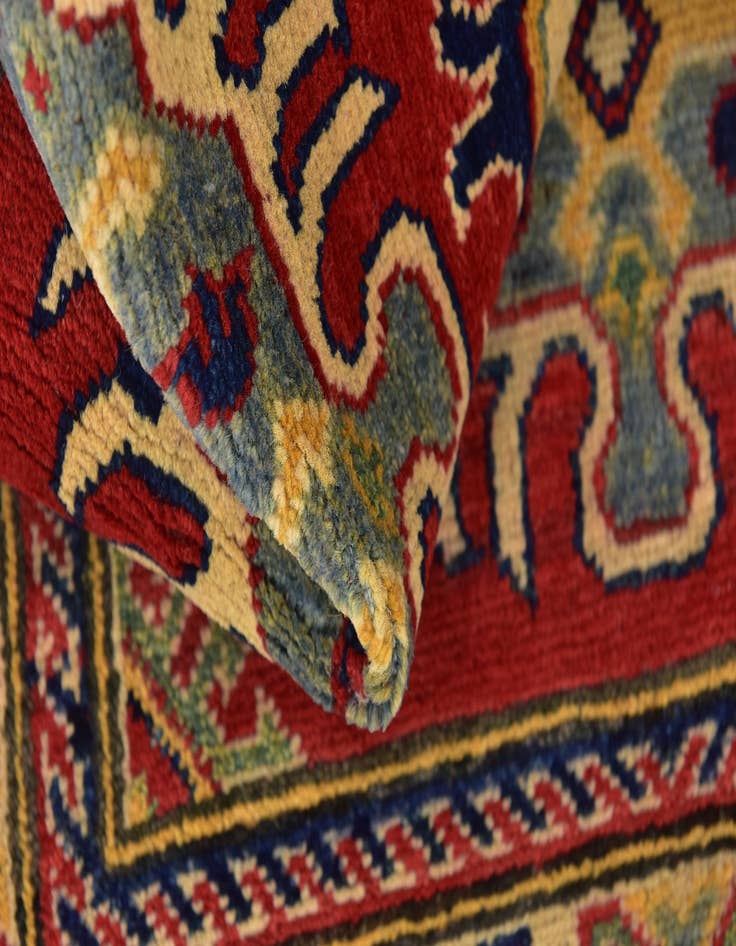Detail image of 2' 8 x 4' 2  Hand Knotted Kazak Rug