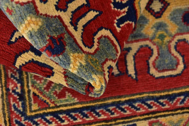 Detail image of 2' 8 x 4' 2 Hand Knotted Kazak Rug