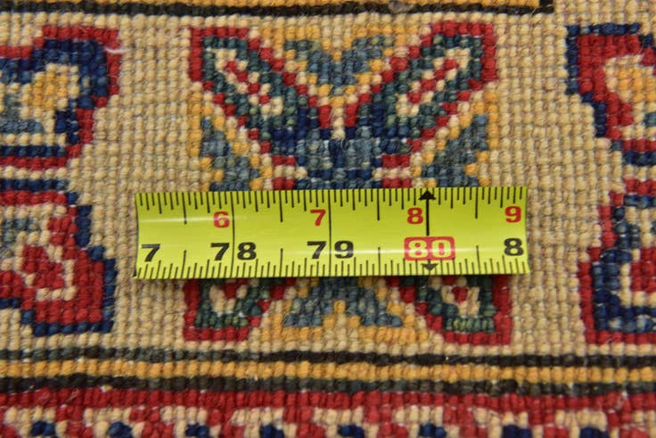 Detail image of 2' 8 x 4' 2 Hand Knotted Kazak Rug