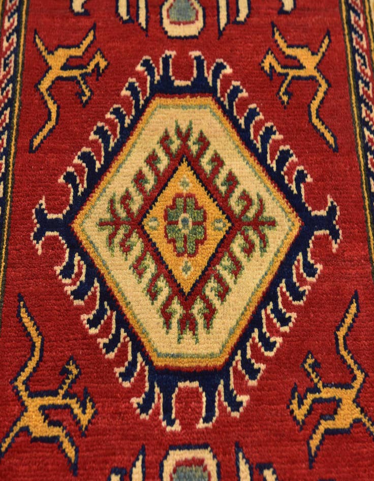 Detail image of 2' 8 x 4' 2  Hand Knotted Kazak Rug