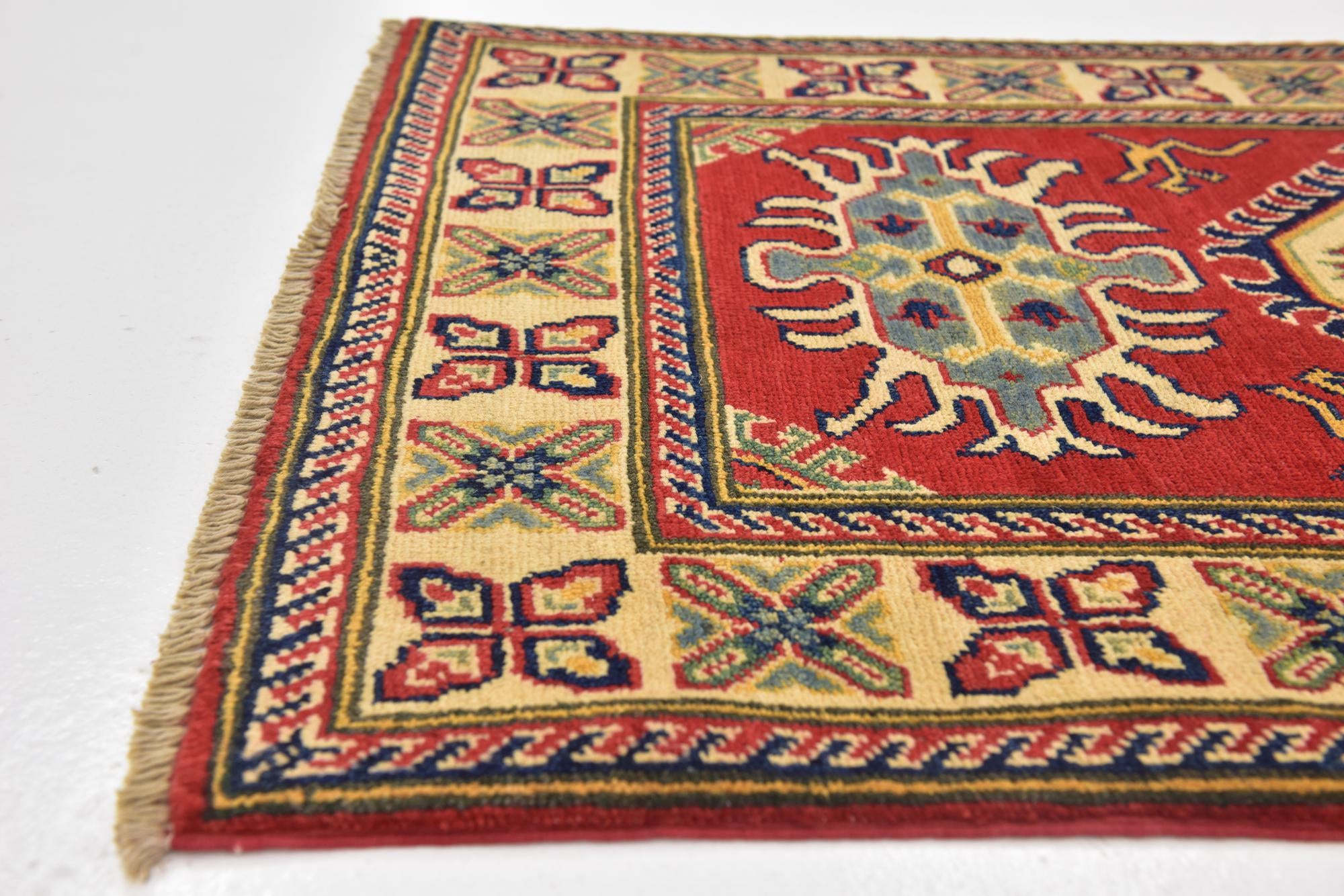 2' 8 x 4' 2 Hand Knotted Kazak Rug