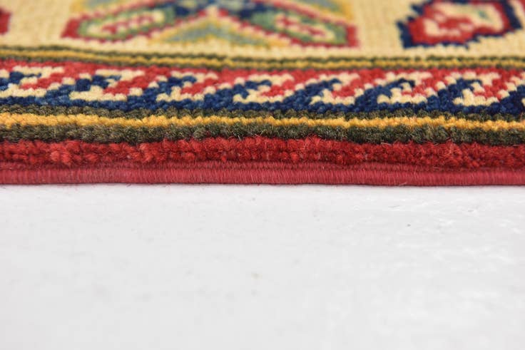 Detail image of 2' 8 x 4' 2 Hand Knotted Kazak Rug