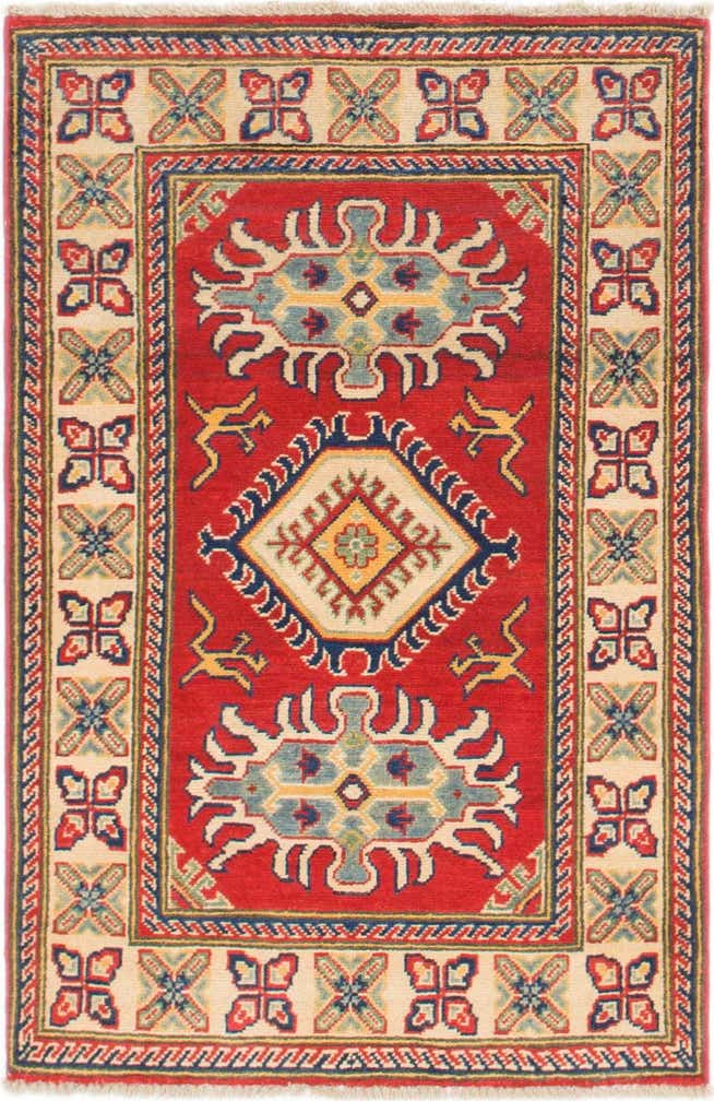 2' 8 x 4' 2 Hand Knotted Kazak Rug