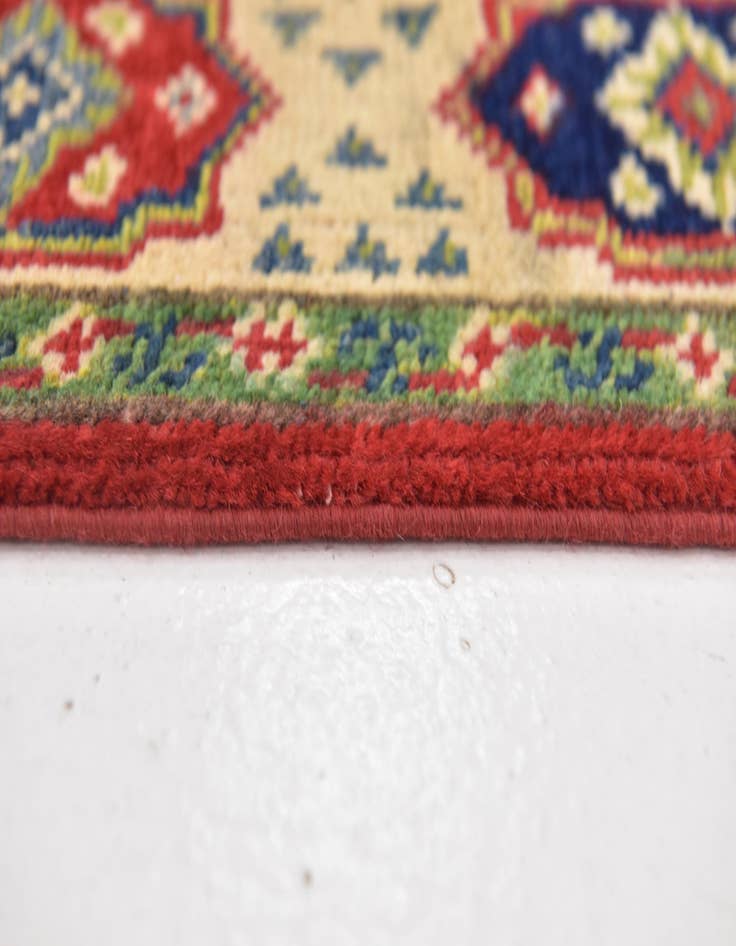 Detail image of 2' 8 x 4'  Hand Knotted Kazak Rug