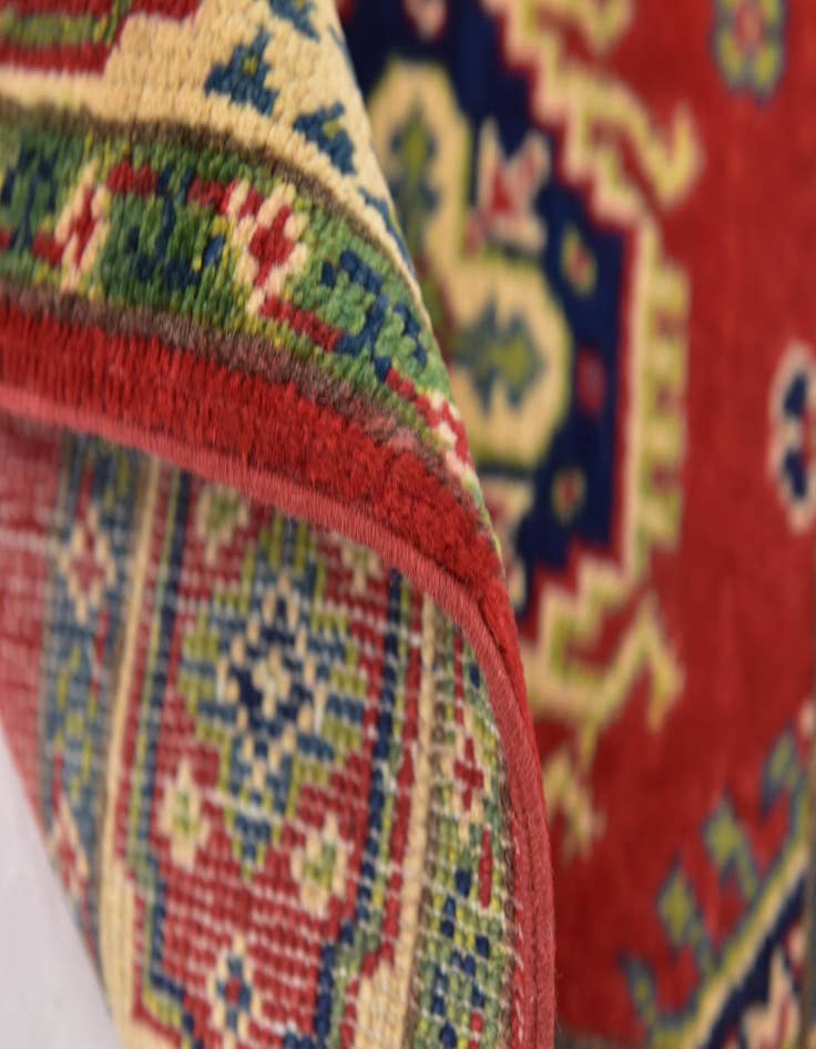 Detail image of 2' 8 x 4'  Hand Knotted Kazak Rug
