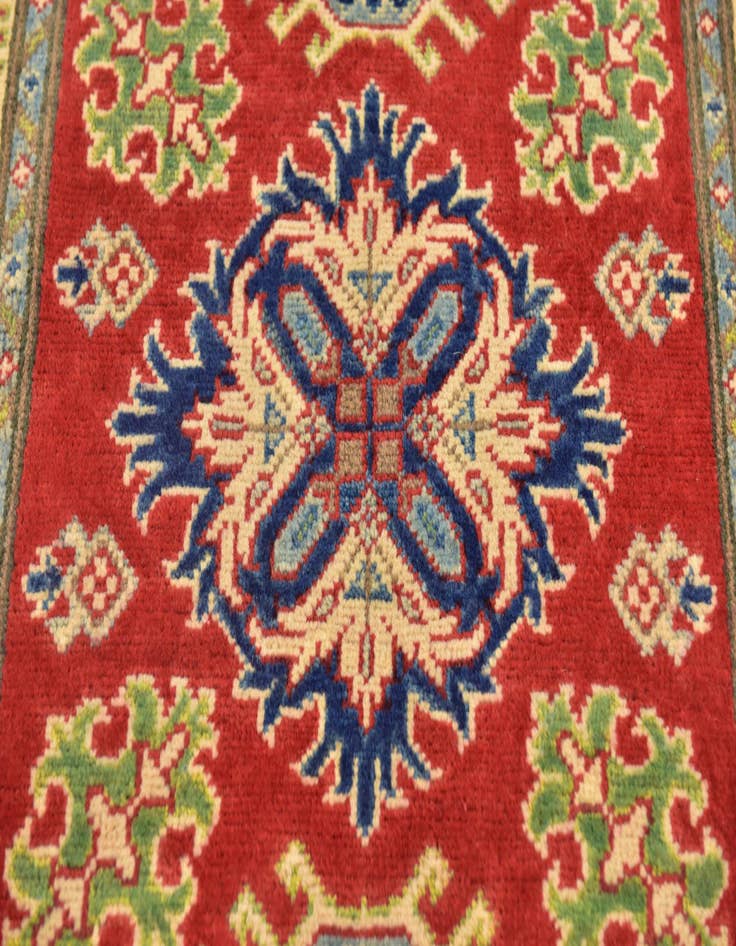 Detail image of 2' 8 x 4' 2  Hand Knotted Kazak Rug