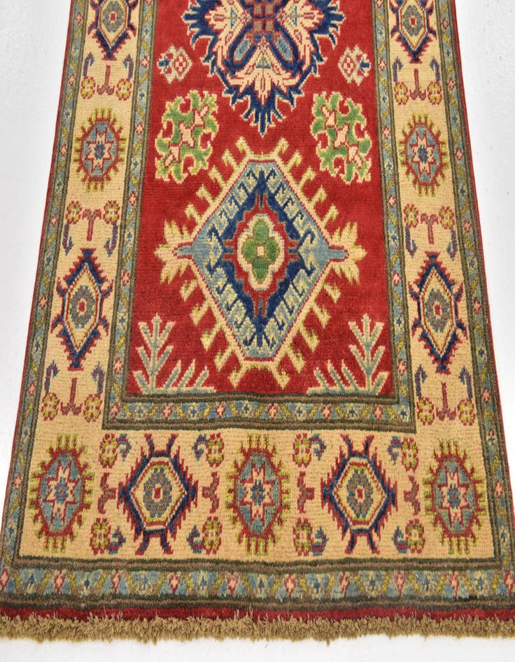 Detail image of 2' 8 x 4' 2  Hand Knotted Kazak Rug