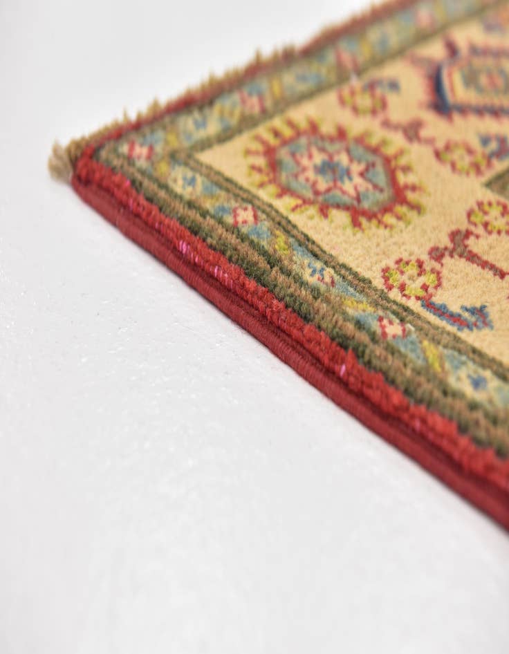 Detail image of 2' 8 x 4' 2  Hand Knotted Kazak Rug