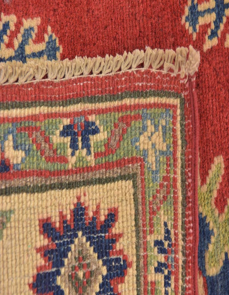 Detail image of 3' 3 x 4' 9  Hand Knotted Kazak Rug