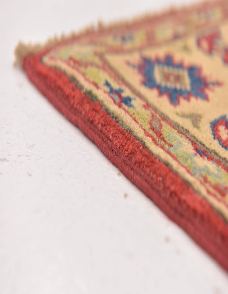 Detail image of 3' 3 x 4' 9  Hand Knotted Kazak Rug