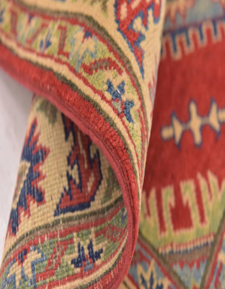 Detail image of 3' 3 x 4' 9  Hand Knotted Kazak Rug