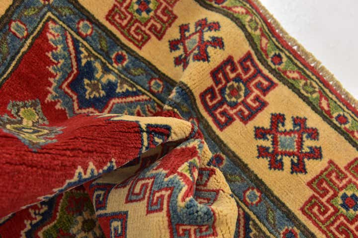 3' 3 x 4' 10 Hand Knotted Kazak Rug