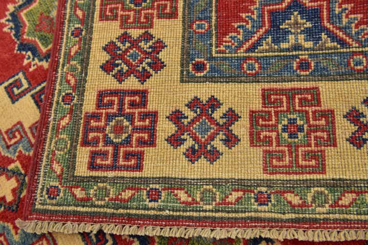 3' 3 x 4' 10 Hand Knotted Kazak Rug