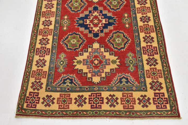 3' 3 x 4' 10 Hand Knotted Kazak Rug