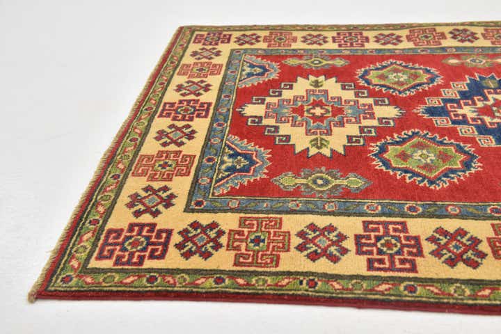 3' 3 x 4' 10 Hand Knotted Kazak Rug