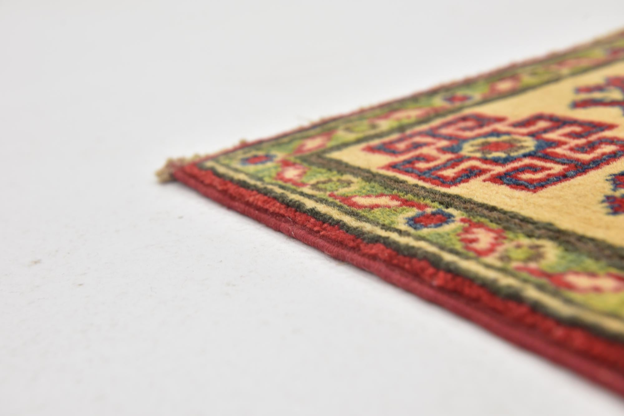 3' 3 x 4' 10 Hand Knotted Kazak Rug