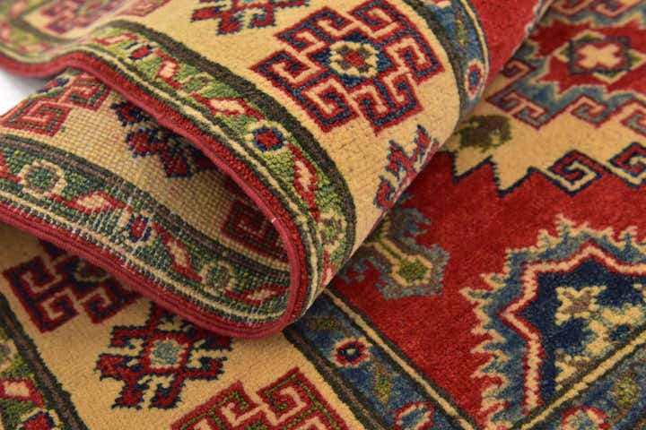 3' 3 x 4' 10 Hand Knotted Kazak Rug
