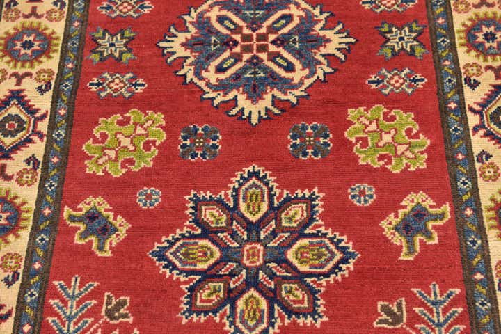 3' 2 x 5' Hand Knotted Kazak Rug