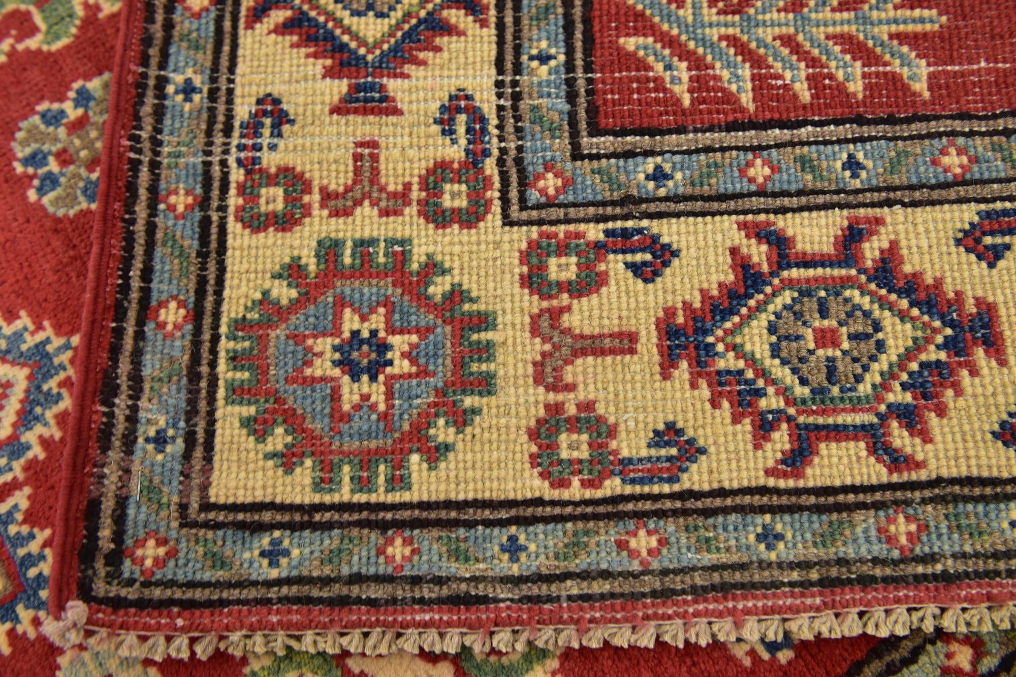 3' 3 x 5' 5 Hand Knotted Kazak Rug