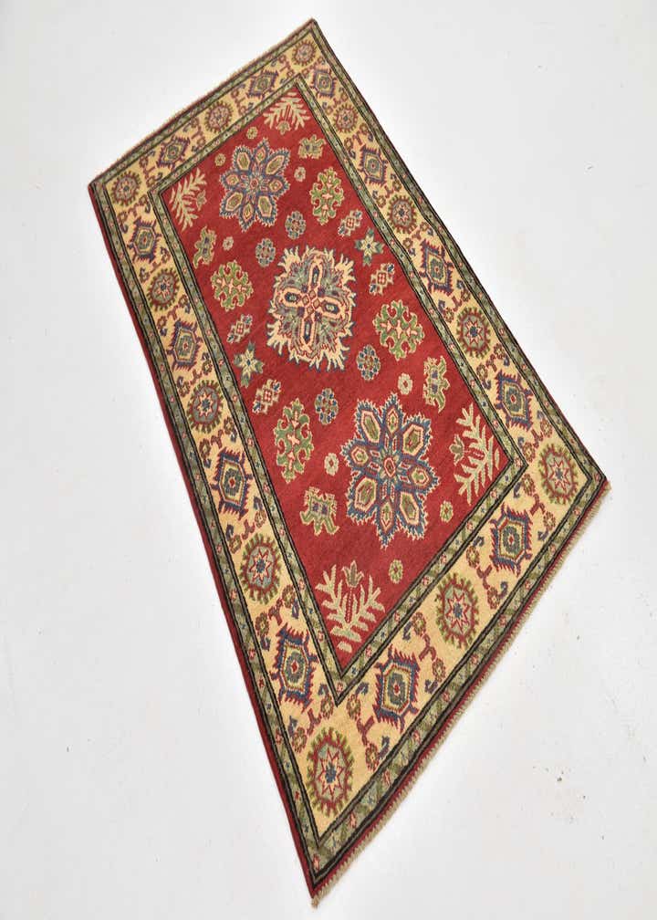 3' 3 x 5' 5 Hand Knotted Kazak Rug