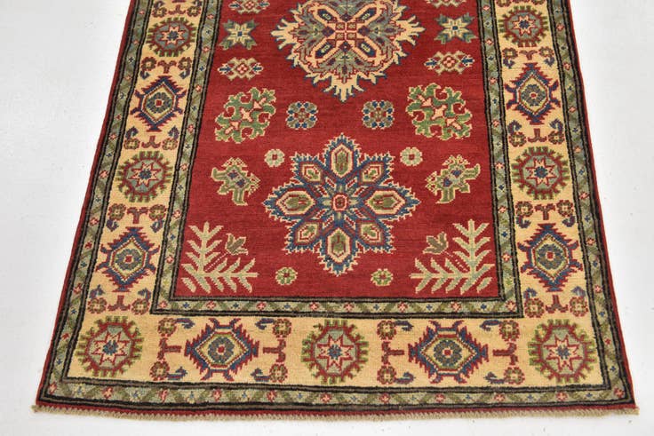 Detail image of 3' 3 x 5' 5 Hand Knotted Kazak Rug
