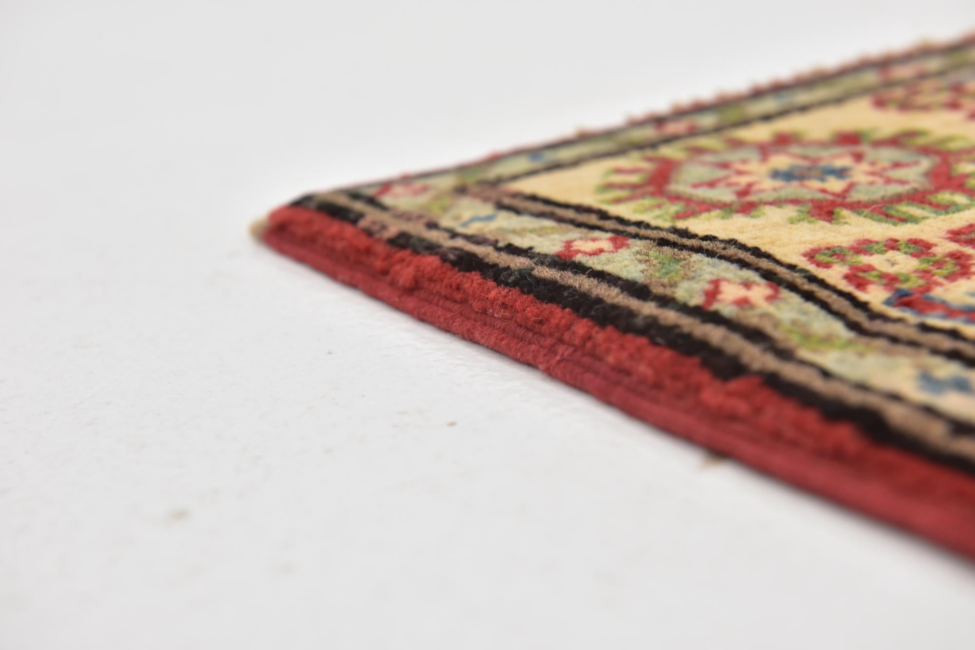 3' 3 x 5' 5 Hand Knotted Kazak Rug