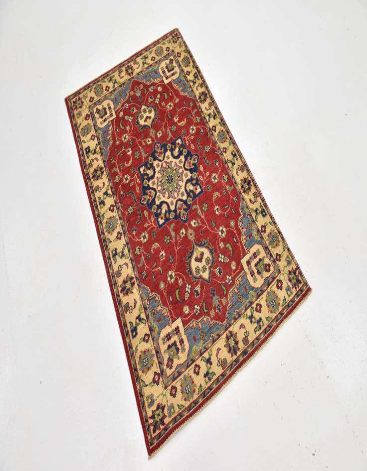 Detail image of 3' x 4' 9 Hand Knotted Kazak Rug