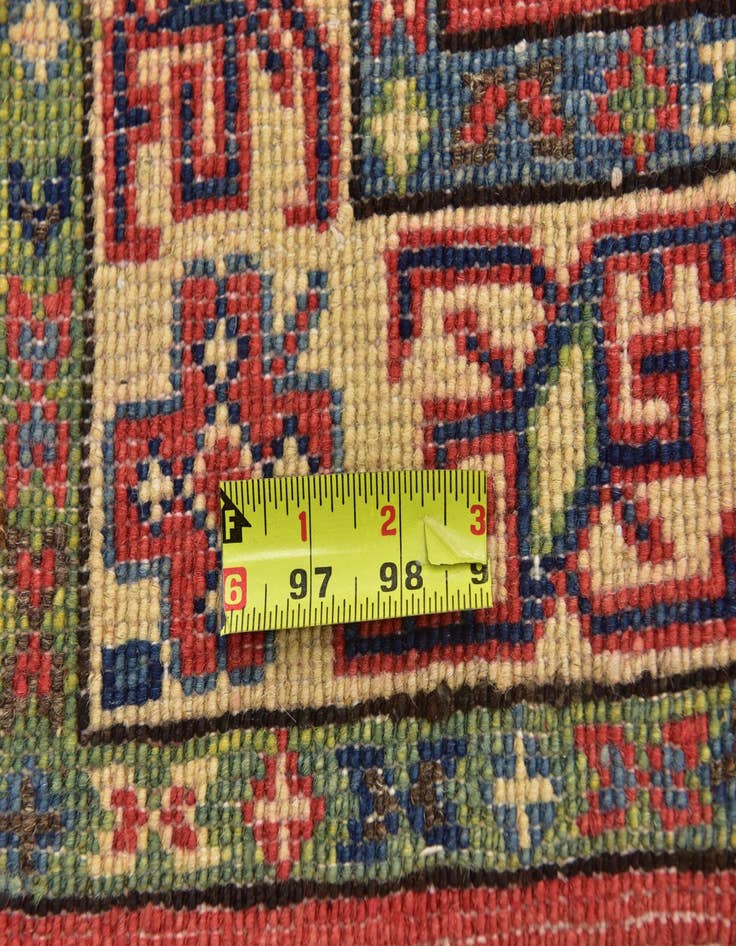 Detail image of 3' 2 x 4' 7  Hand Knotted Kazak Rug