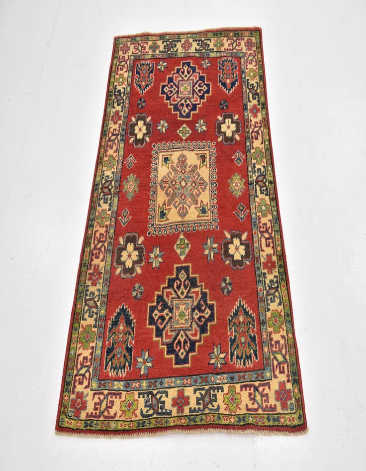 Detail image of 3' 2 x 4' 7  Hand Knotted Kazak Rug