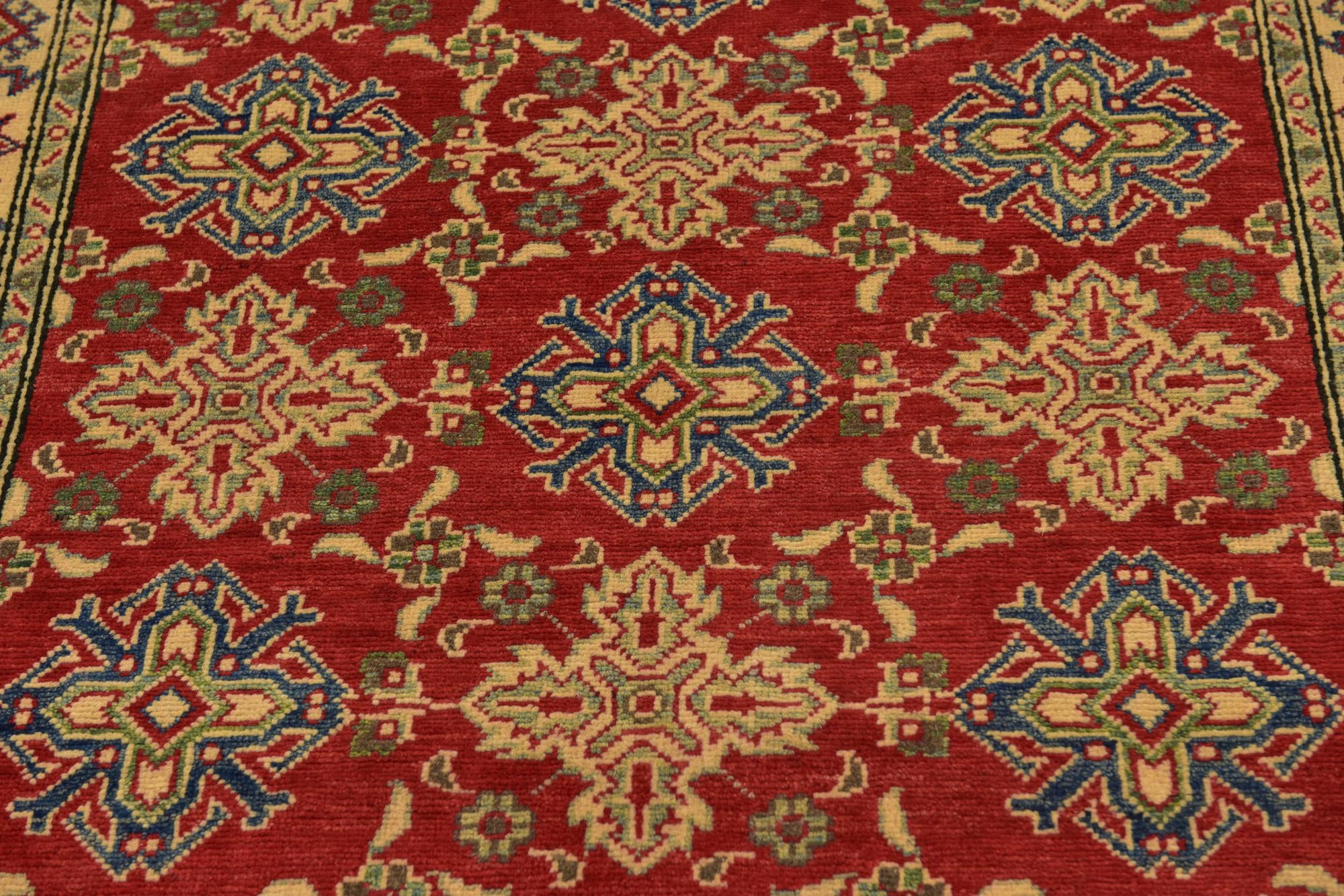 4' x 5' 9 Hand Knotted Kazak Rug