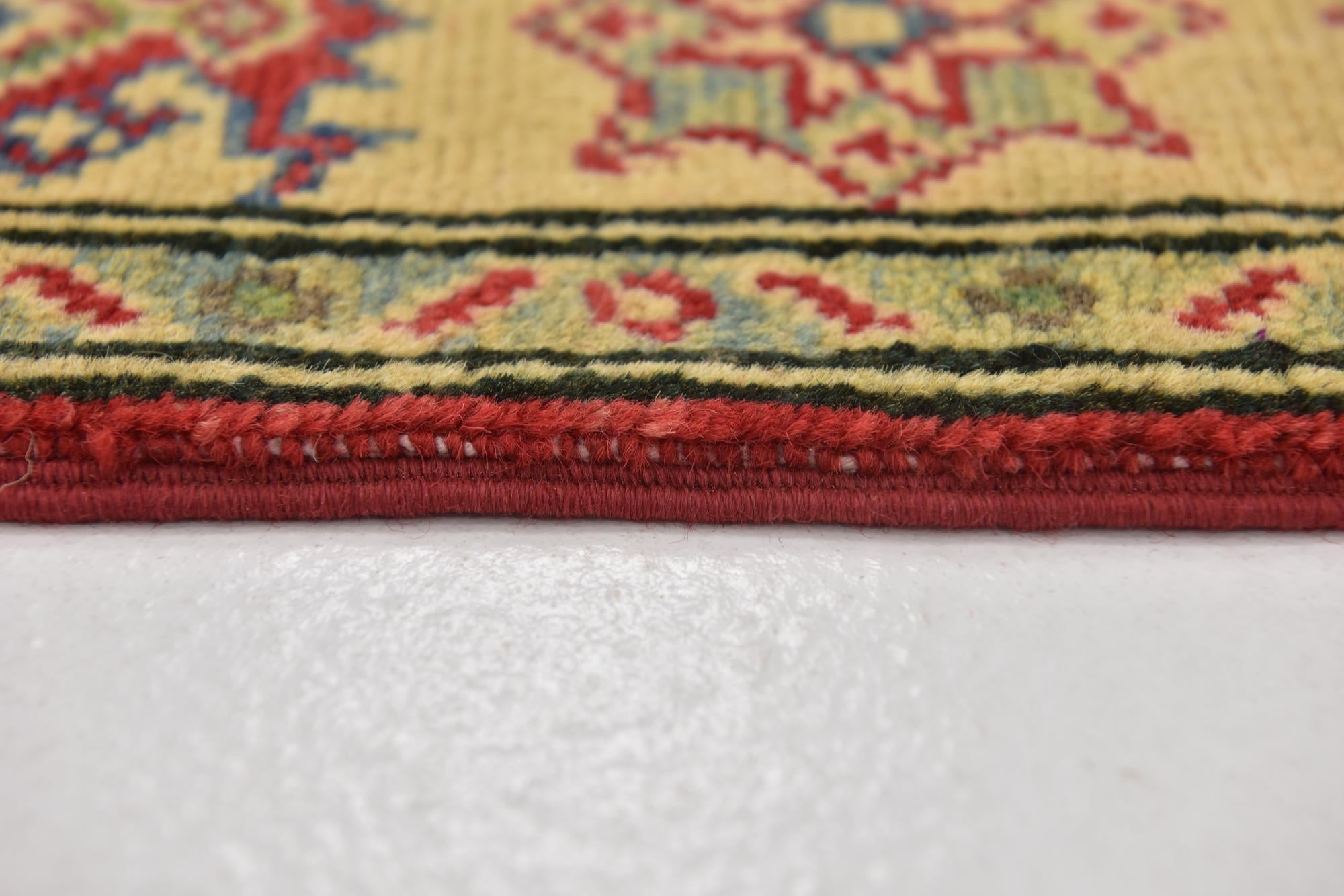 4' x 5' 9 Hand Knotted Kazak Rug