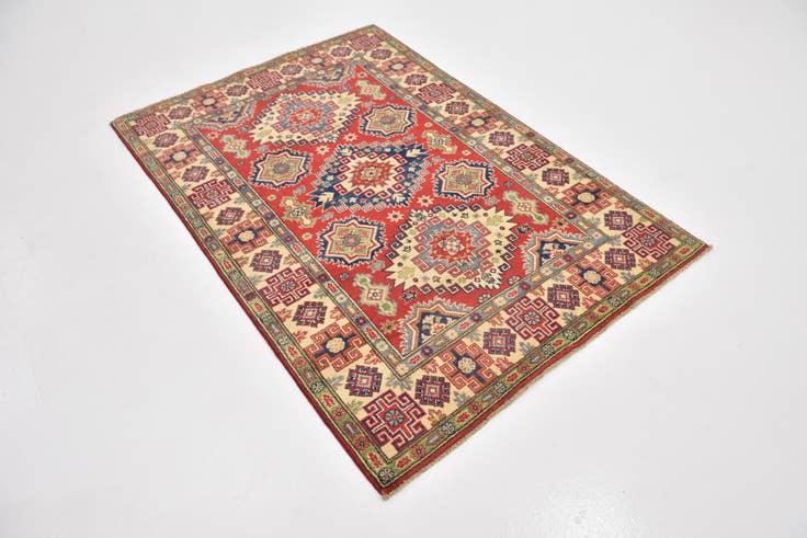 Detail image of 120cm x 180cm Hand Knotted Kazak Rug