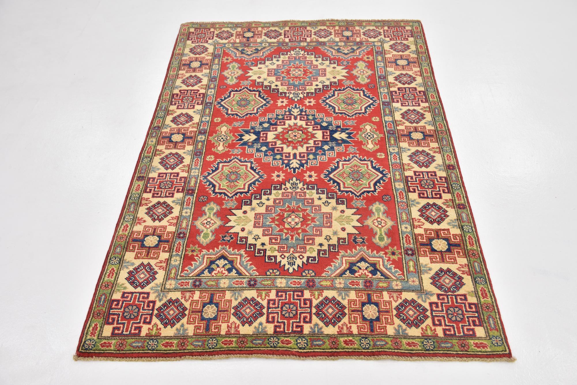 120cm x 180cm Hand Knotted Kazak Rug