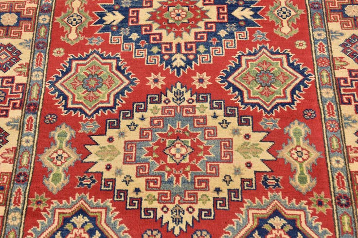 Detail image of 120cm x 180cm Hand Knotted Kazak Rug