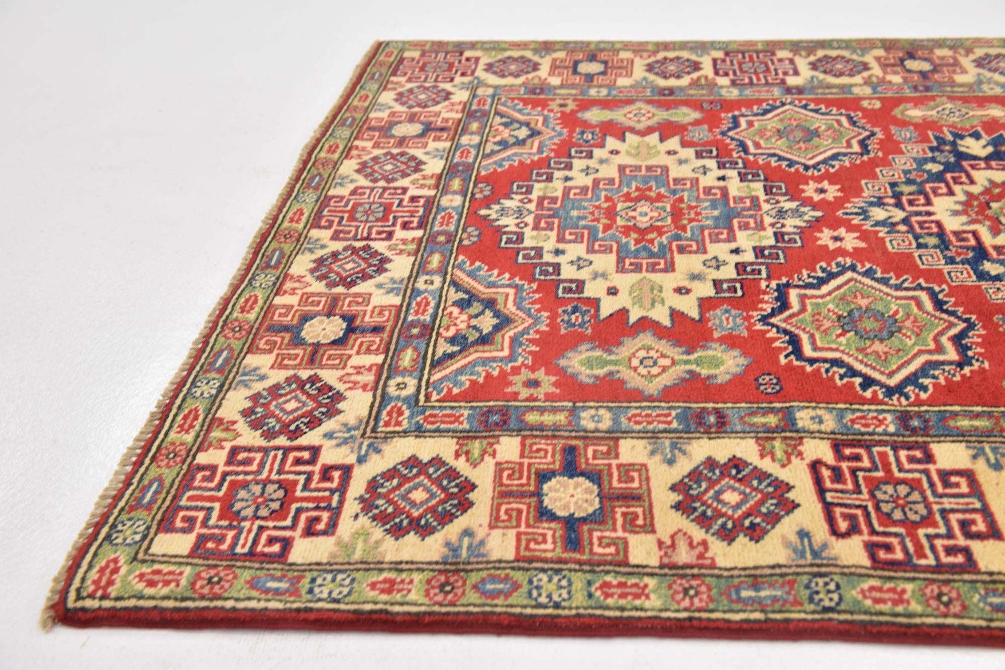 120cm x 180cm Hand Knotted Kazak Rug