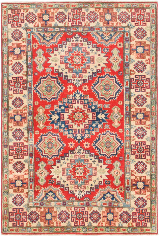 Detail image of 120cm x 180cm Hand Knotted Kazak Rug