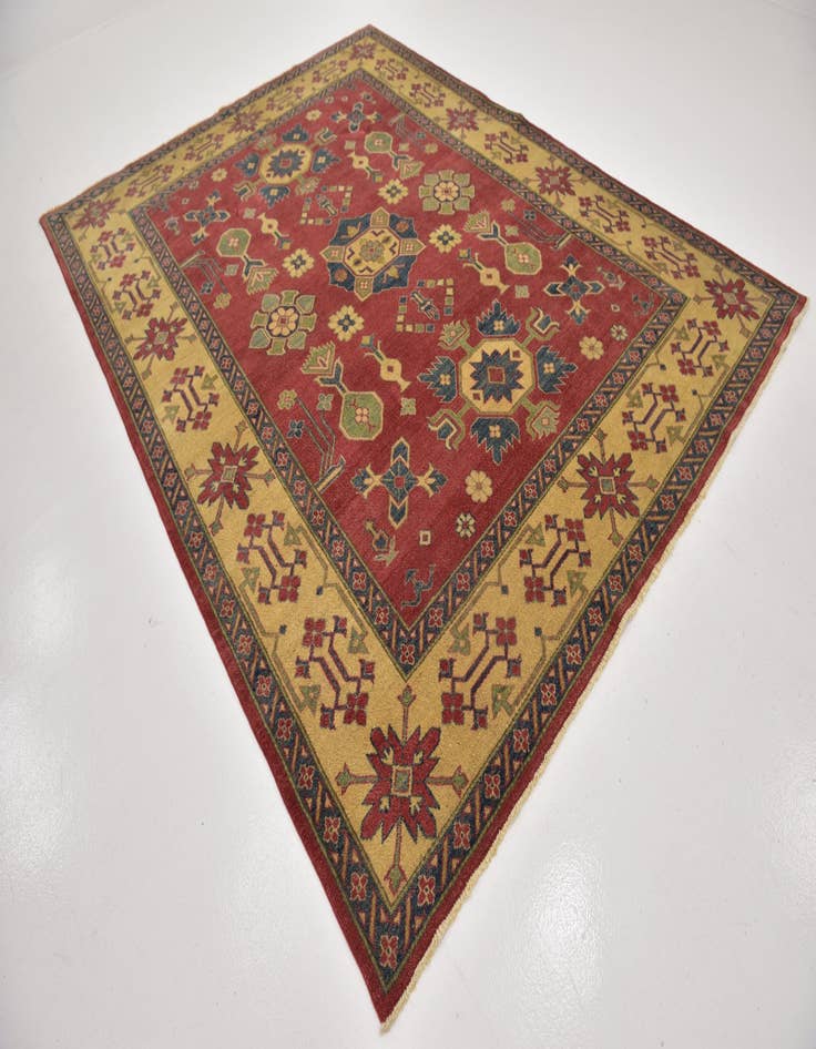 Detail image of 8' 2 x 10' 8 Hand Knotted Kazak Rug