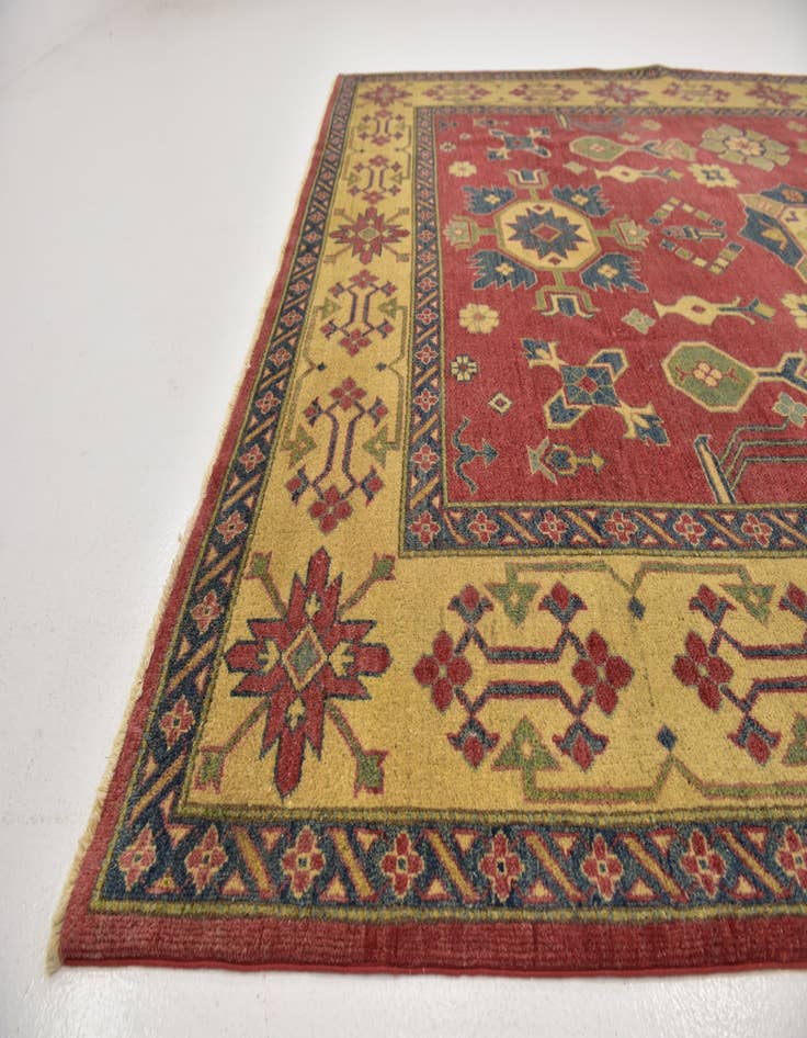 Detail image of 8' 2 x 10' 8 Hand Knotted Kazak Rug