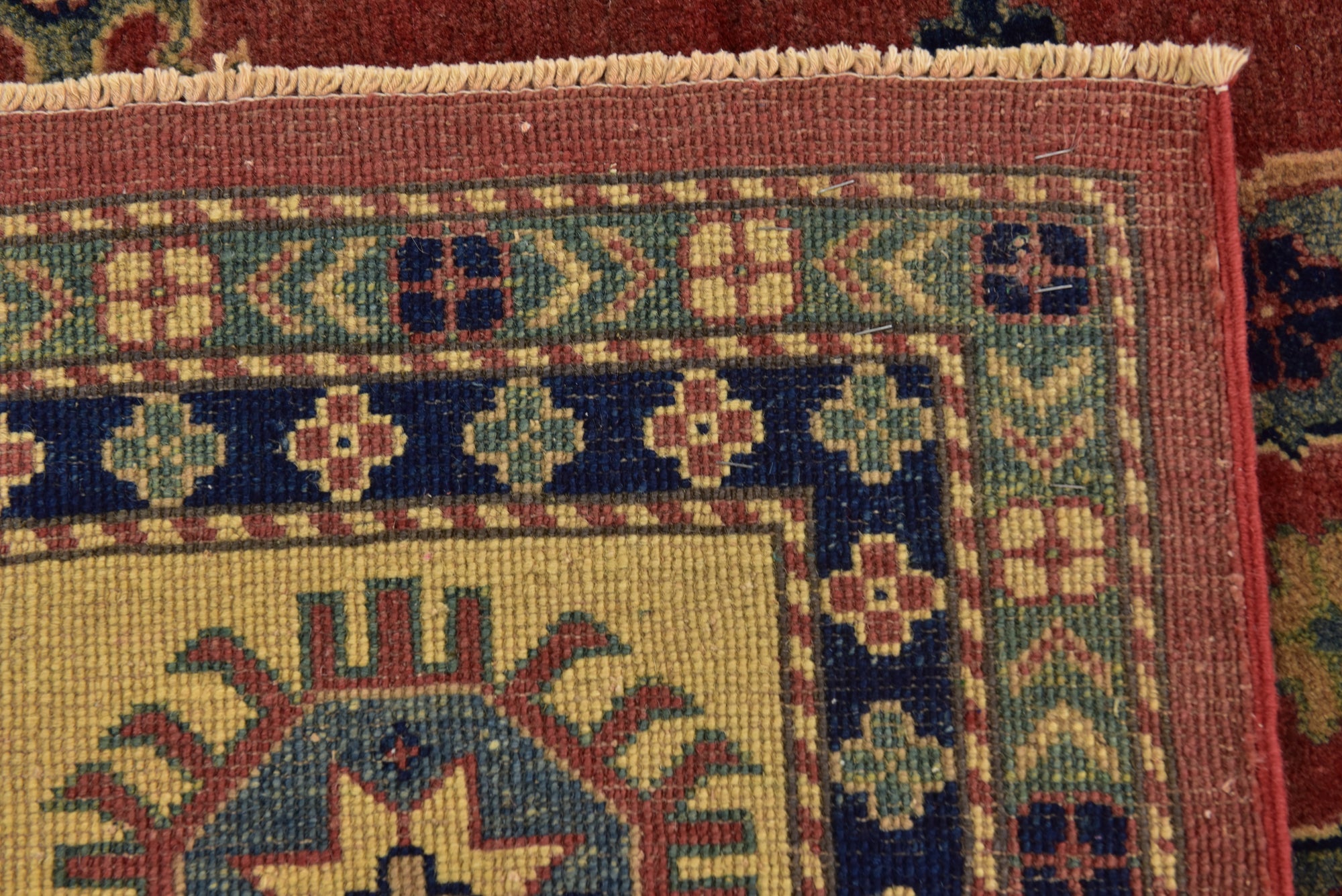 9' x 11' 3 Hand Knotted Kazak Rug